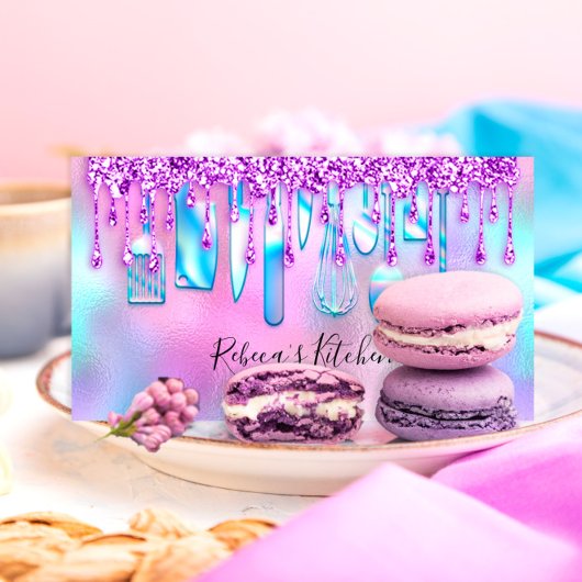 ケータリングパーソナルシェフキッチンナイフホログラフィック 名刺