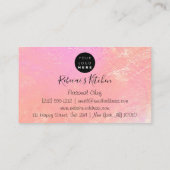 ケータリングパーソナルシェフキッチンナイフ黄金のドリップス 名刺 (裏面)