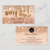 ケータリングパーソナルシェフキッチンバラ紙吹雪 名刺 (正面/裏面)