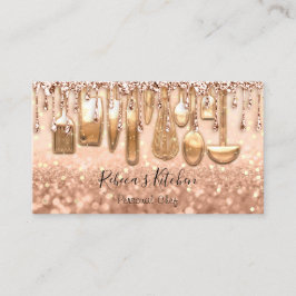 ケータリングパーソナルシェフキッチンバラ紙吹雪 名刺