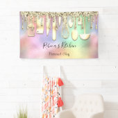 ケータリングパーソナルシェフキッチン金ゴールド器具釜山 横断幕 (インサイチュ)