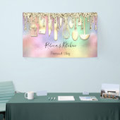 ケータリングパーソナルシェフキッチン金ゴールド器具釜山 横断幕 (トレードショー)