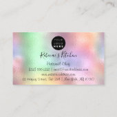 ケータリングパーソナルシェフキッチン金ゴールド器具 名刺 (裏面)