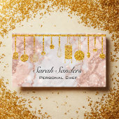 ケータリングパーソナルシェフキッチン金ゴールド 名刺