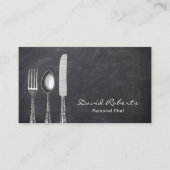 ケータリングパーソナルシェフレストランシャルボード 名刺 (正面)