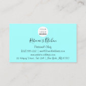 ケータリングパーソナルシェフレストランドリップグリッター 名刺 (裏面)