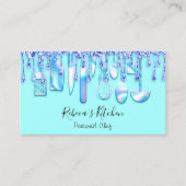 ケータリングパーソナルシェフレストランドリップグリッター 名刺 (正面)