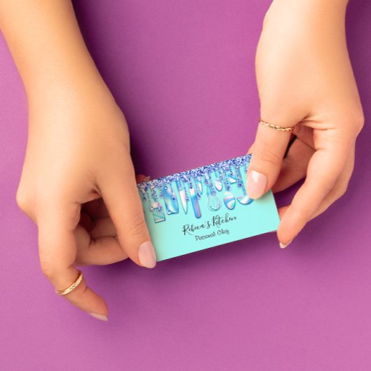 ケータリングパーソナルシェフレストランドリップグリッター 名刺