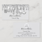 ケータリングパーソナルシェフレストランドリップスグレーナイフ 名刺 (正面/裏面)