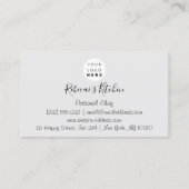 ケータリングパーソナルシェフレストランドリップスグレーナイフ 名刺 (裏面)