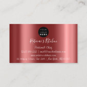 ケータリングパーソナルシェフレストランドリップバラクーパー 名刺 (裏面)