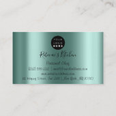 ケータリングパーソナルシェフレストランドリップバラグリーン 名刺 (裏面)