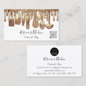 ケータリングパーソナルシェフレストランドリップバラQR 名刺 (正面/裏面)