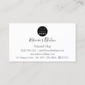 ケータリングパーソナルシェフレストランドリップバラQR 名刺 (裏面)