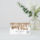 ケータリングパーソナルシェフレストランドリップバラQR 名刺 (スタンド正面)