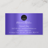 ケータリングパーソナルシェフレストランドリップブルーキッチン 名刺 (裏面)