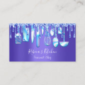 ケータリングパーソナルシェフレストランドリップブルーキッチン 名刺 (正面)