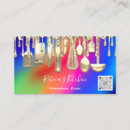 ケータリングパーソナルシェフレストランドリップQRコード 名刺