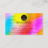 ケータリングパーソナルシェフレストランピンクの器具 名刺 (裏面)