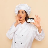 ケータリングパーソナルシェフレストランブラックドリップナイフ 名刺