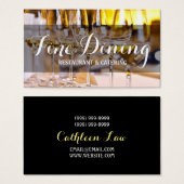 ケータリングパーティーウェディングプランナーレストラン (正面&裏面)