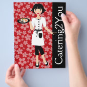 ケータリングビジネスフライヤー – SRF チラシ (手)