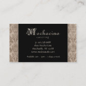 ケータリングフォークスカトリープレートベージュ 名刺 (裏面)