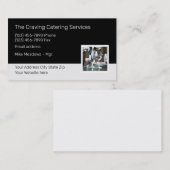 ケータリングモダンサービステンプレート 名刺 (正面/裏面)