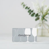 ケータリング会社フードサービスパーティープランナー 名刺 (スタンド正面)