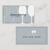 ケータリング会社フードサービスパーティープランナー 名刺 (正面/裏面)