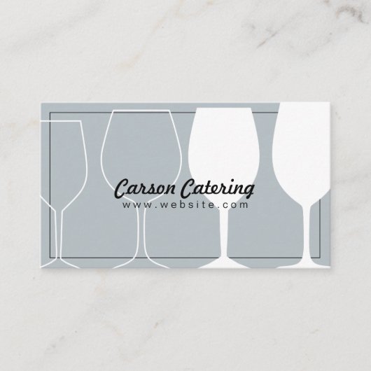 ケータリング会社フードサービスパーティープランナー 名刺 (正面)