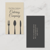 ケータリング会社プロフェッショナルシェフ 名刺 (正面/裏面)