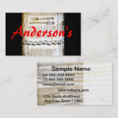 ケータリング名刺テンプレートのカスタマイズ 名刺 (正面/裏面)