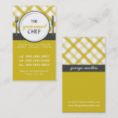 ケータリング名刺：：テーブル設定10P 名刺 (正面/裏面)