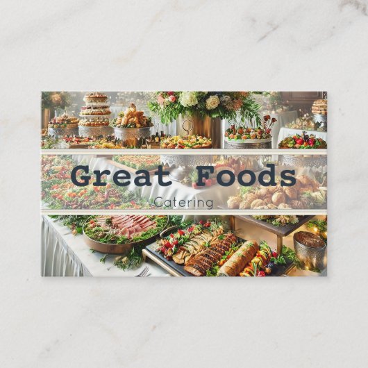 ケータリング名刺 名刺 (正面)