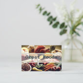 ケータリング名刺 名刺 (スタンド正面)