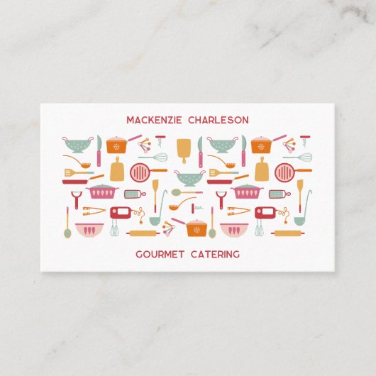 ケータリング名刺 名刺 (正面)
