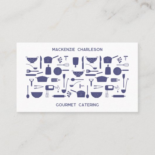 ケータリング 名刺 (正面)