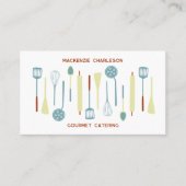 ケータリング 名刺 (正面)