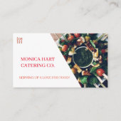ケータリング 名刺 (正面)