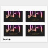 ケータリング 専属シェフ キッチン用品 長方形シール (シート)