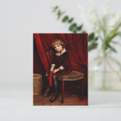 ケート・グリーナウェイ:赤い少年 ポストカード (スタンド正面)