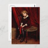 ケート・グリーナウェイ:赤い少年 ポストカード (正面/裏面)