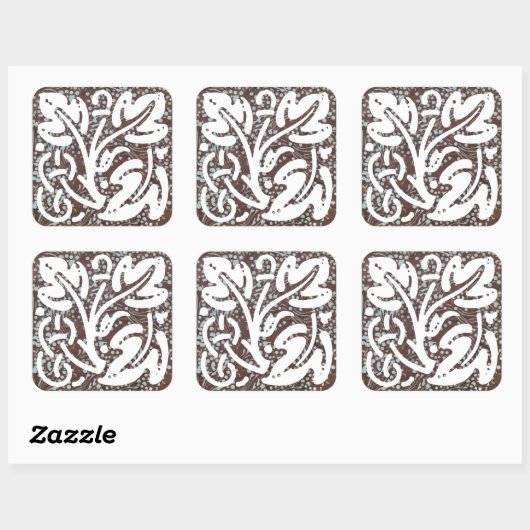 ケードろうけつ染めオーナメント5 スクエアシール (シート)