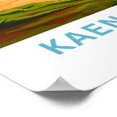 ケーナポイントハワイトラベルプリント ポスター (角)