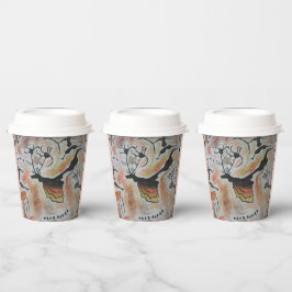 ケーブアート抽象芸術紙カップ 紙コップ