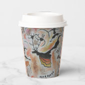 ケーブアート抽象芸術紙カップ 紙コップ (裏面)