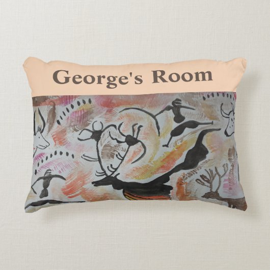 ケーブアート抽象芸術 パーソナライズされた アクセントクッション (正面)