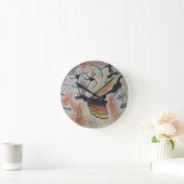 ケーブアート抽象芸術 ラウンド壁時計 (ホーム)