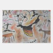 ケーブアート抽象芸術 ラッピングペーパーシート (正面3)